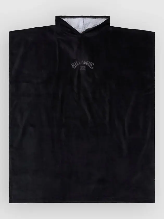 Hooded Poncho svart