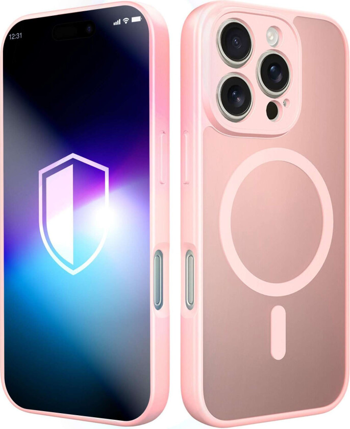 3mk Misty MagCase til iPhone 16 Pro – Rosa