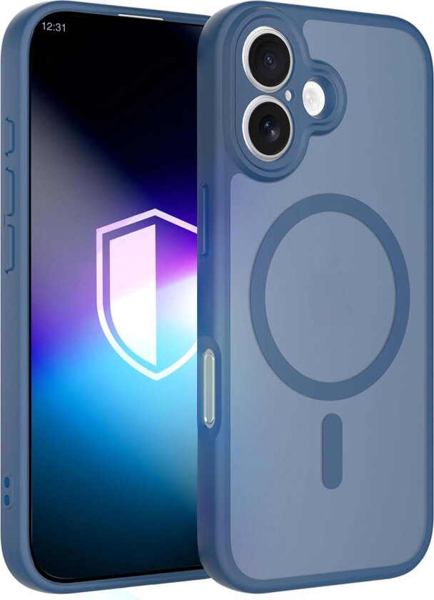 3mk Misty MagCase til iPhone 16 – blå