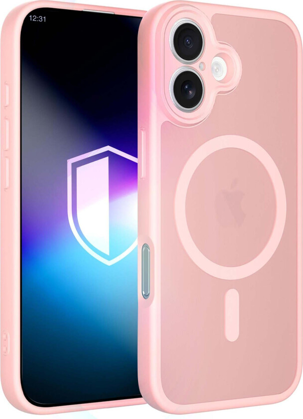 3mk Misty MagCase til iPhone 16 – rosa