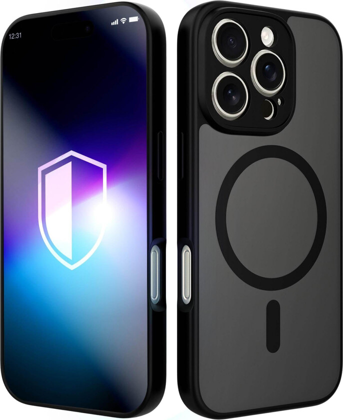 3mk Misty MagCase til iPhone 16 Pro Max – svart