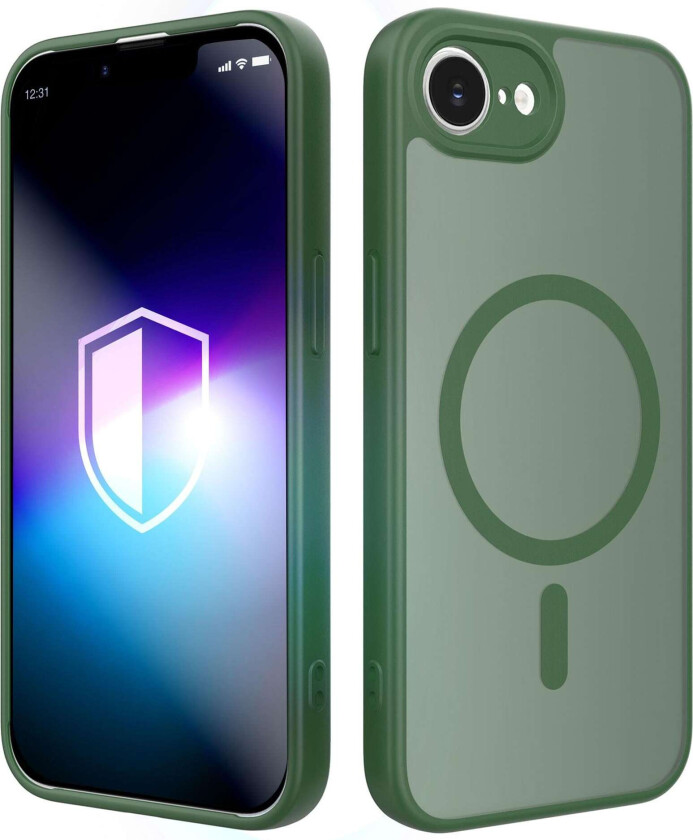 3mk Misty MagCase til iPhone 16E / 17E – grønn
