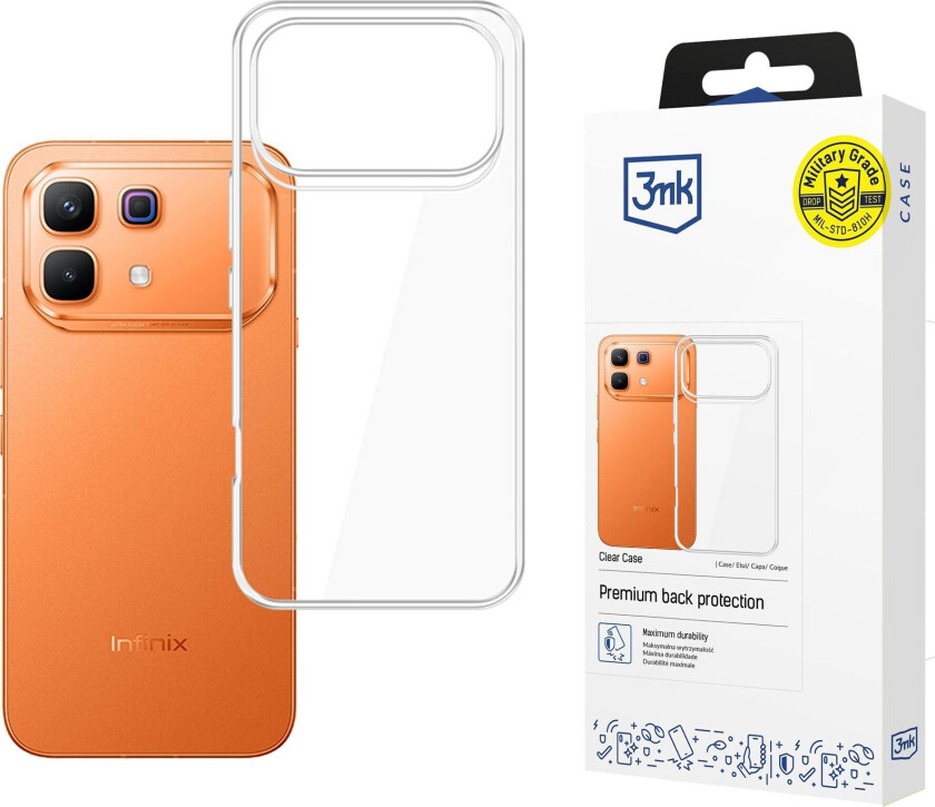 3mk gjennomsiktig deksel til Infinix Note 60 Pro – gjennomsiktig