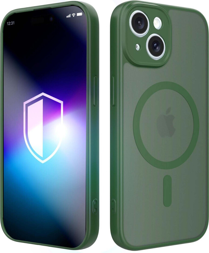 3mk Misty MagCase til iPhone 15 – grønn