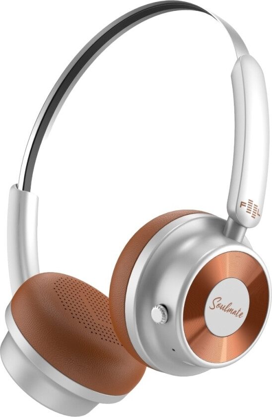 Soulmate trådløse on-ear hodetelefoner, brun