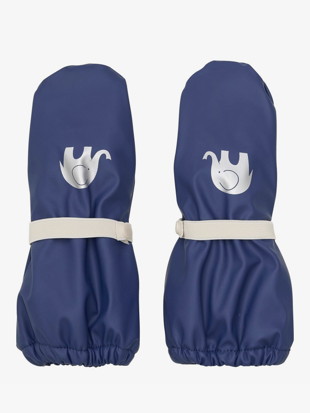 Padded Pu Mittens - Blå - Barn - Votter - Regnvotter