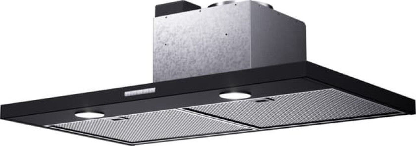 System F600 ventilator 602-16 80 BK MATT (sort)