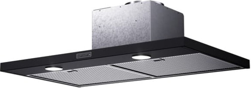 ventilator HOOD 602-10/12 80 BK MATT (matt sort)