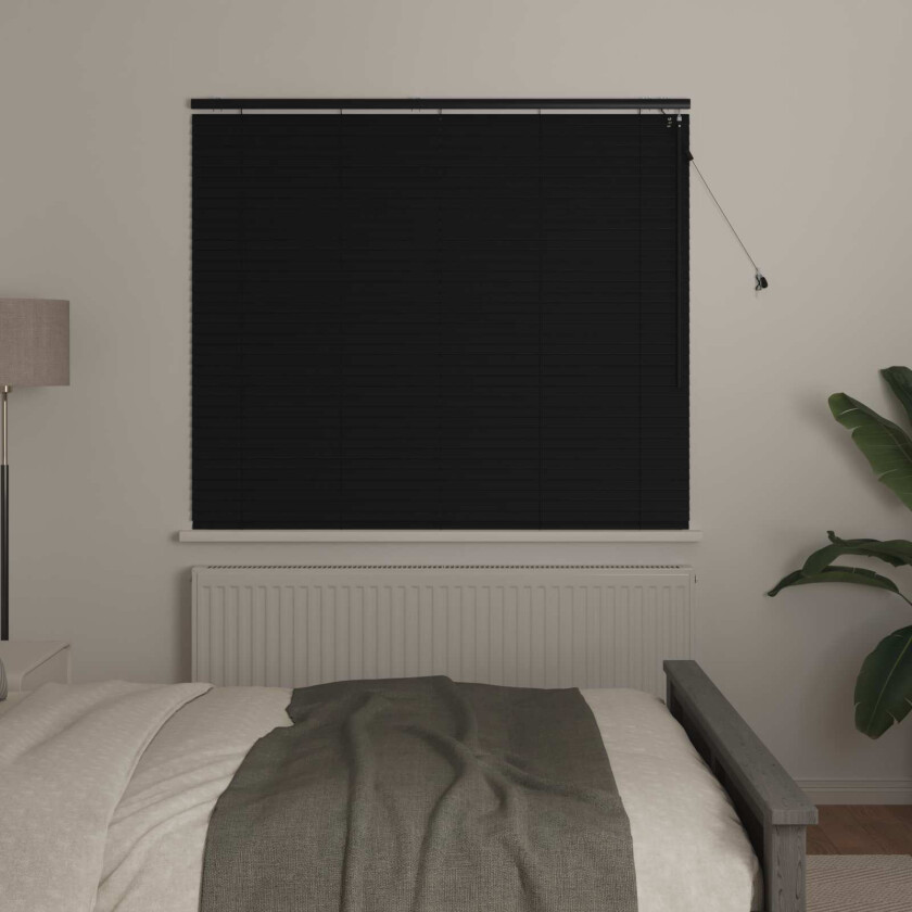 Venetiansk persienne Svart 150 x 130 cm 35 mm