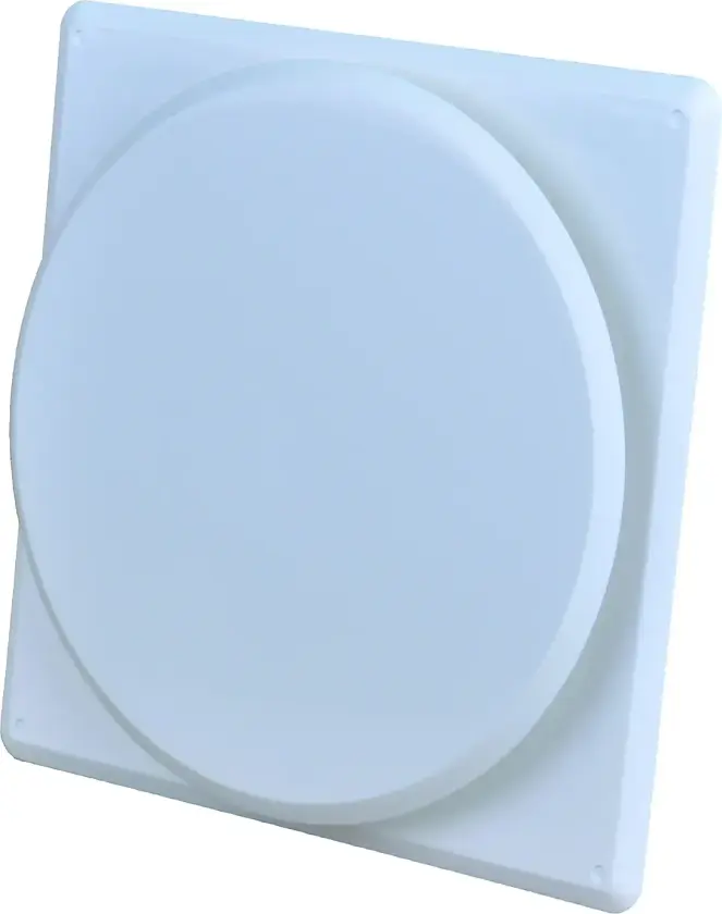 Tallerkenventil 6x6 2044 hvit