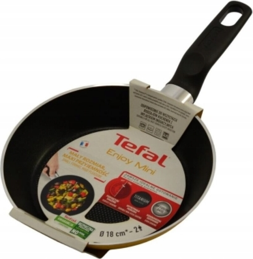 Enjoy Mini 18 cm non-stick stekepanne – gul, Thermo-Spot-indikator, tåler oppvaskmaskin (B4270153)