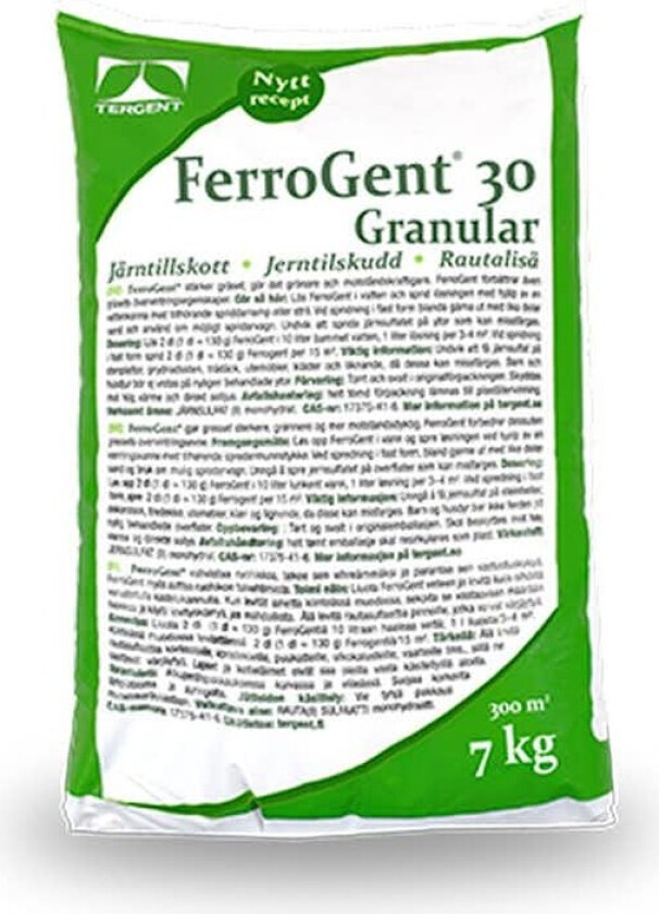 Bilde av Gjødsel Tergent FerroGent Granulert 7 kg