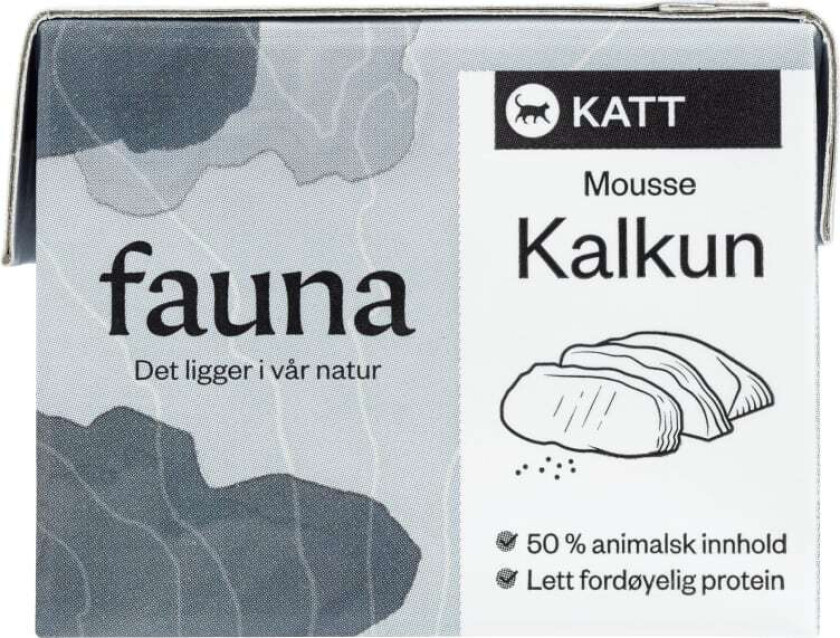 Bilde av Fauna Katt Våtfor Kalkun 90g
