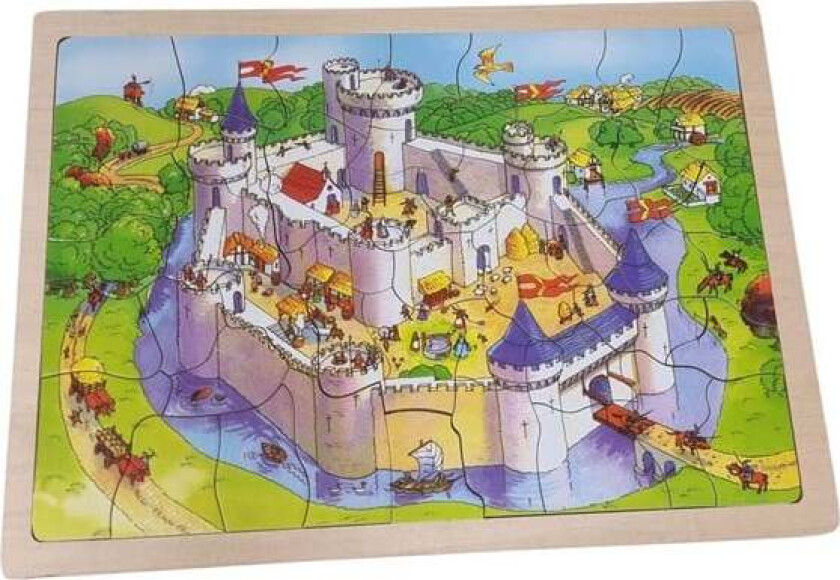 Wooden Castle Jigsaw Puzzle - 41 pcs. Tre