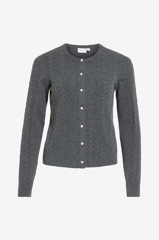 Kardigan Vikerry Cable L/S Knit Cardigan-Noo - Grå