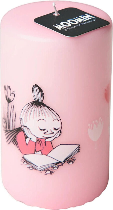 Bilde av Moomin Pillar Candle Sulo - Pink - 7X12CM