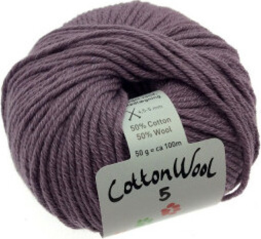 CottonWool 5 Unicolour 618 Dusty Purple - Dusty Purple