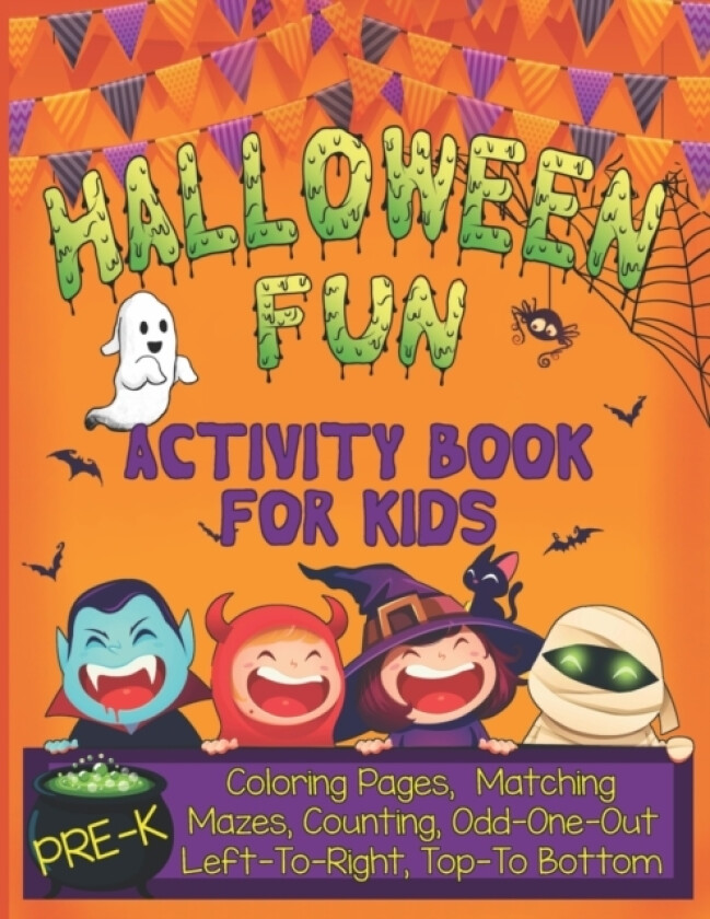 Halloween Fun Activity Book for Kids Pre-K av Cb Rees Press (Paperback)