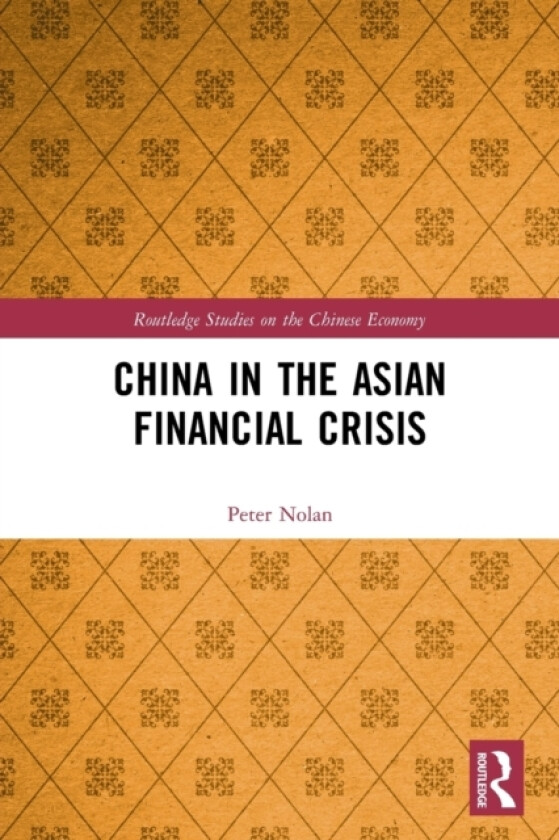 China in the Asian Financial Crisis av Peter Nolan (Paperback)