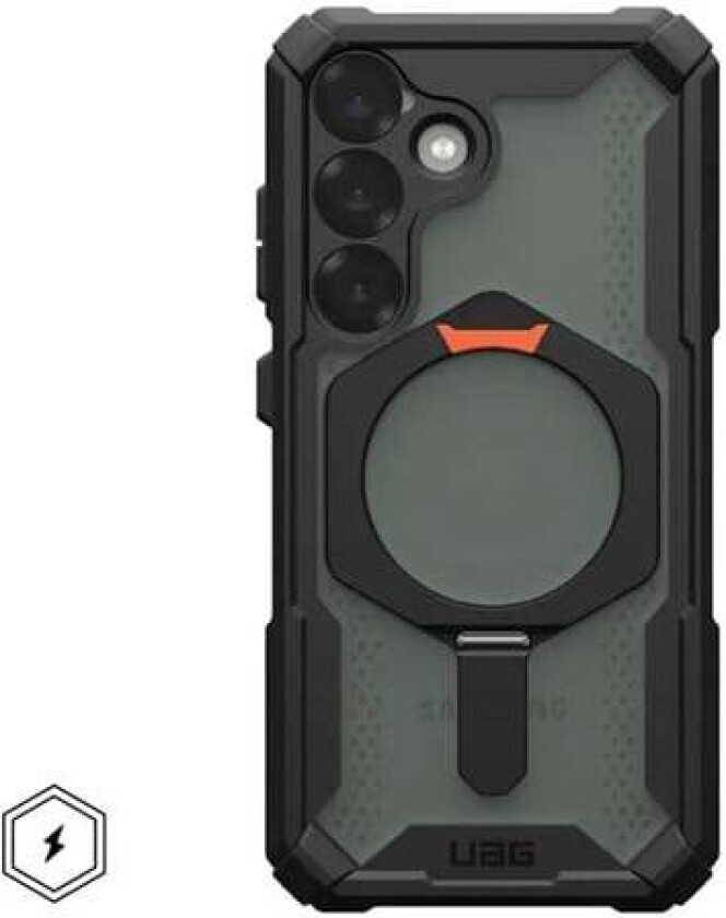 Urban Armor Gear for Samsung Galaxy S25 - Black/Orange
