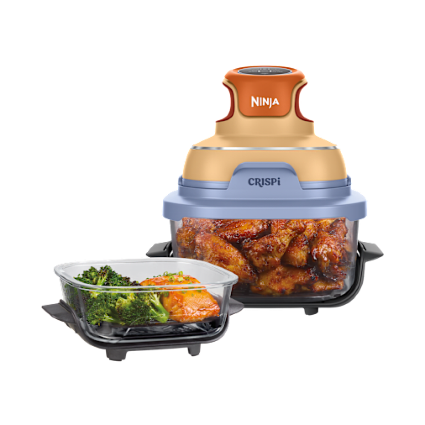 CRISPi 4 i 1 Glass Airfryer - Oransje/Lilla i Mango clouds | FN101EUORPR | va Shark
