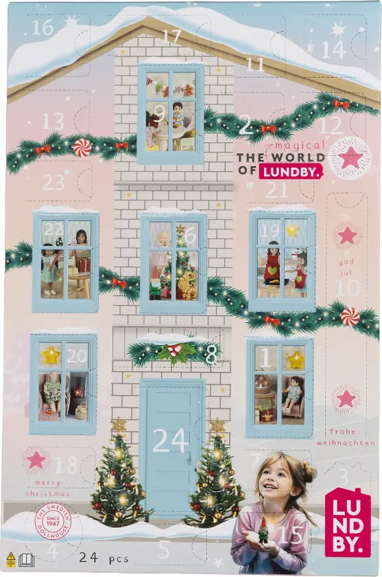 Bilde av Lundby julekalender