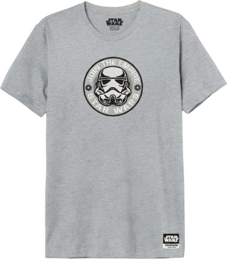Disney T-skjorte - Stormtrooper - Join The Empire - S til XXL - Herrer - grå