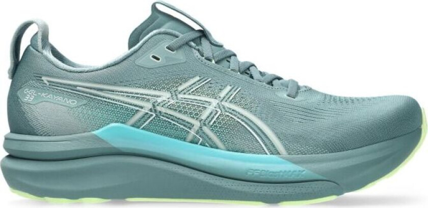 Gel-Kayano 33 Herre Foggy Teal/Illuminate Yellow 45