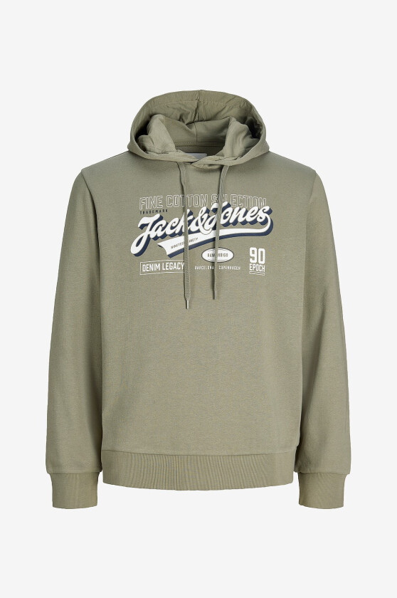 Hettegenser Jjelogo Sweat Hood 2 Col Aw26 Sn 2-pack - Grå