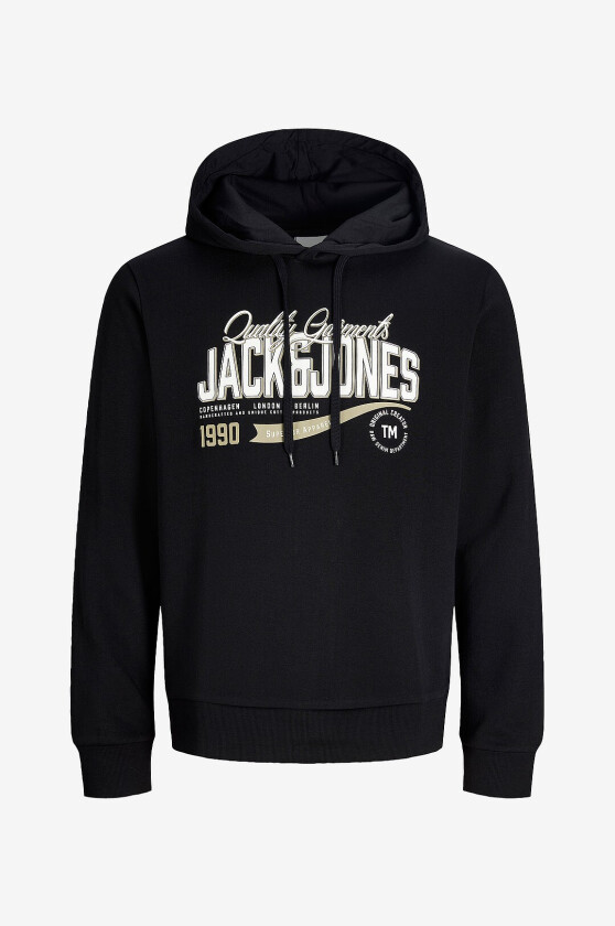Hettegenser Jjelogo Sweat Hood 2 Col Aw26 Sn 2-pack - Svart
