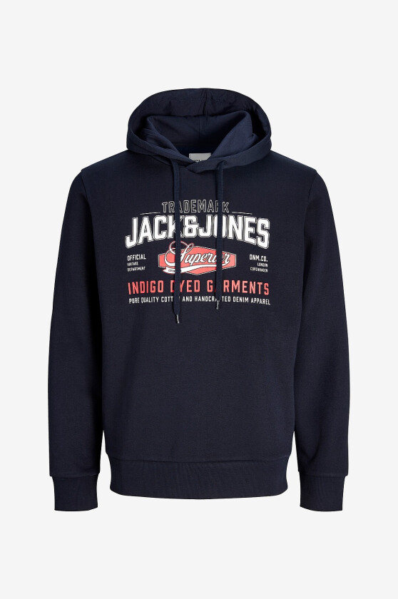 Hettegenser Jjelogo Sweat Hood 2 Col Aw26 Sn 2-pack - Blå