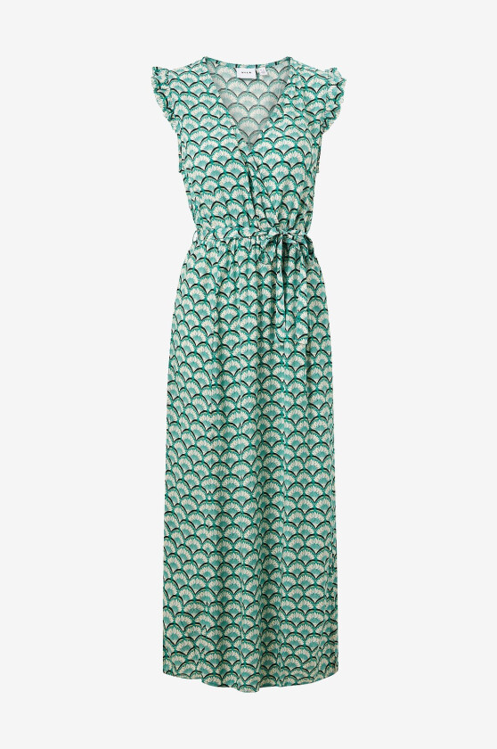 Maxikjole viZono Wrap Midi Dress - Grønn