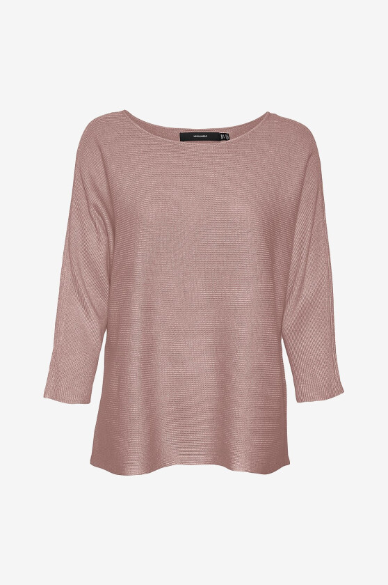 Genser vmNora 3/4 Boatneck Blouse - Rosa