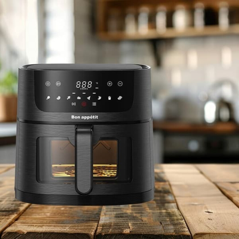 Airfryer 6.0 l. (fettfattig: grille, bake, steke og fritere)