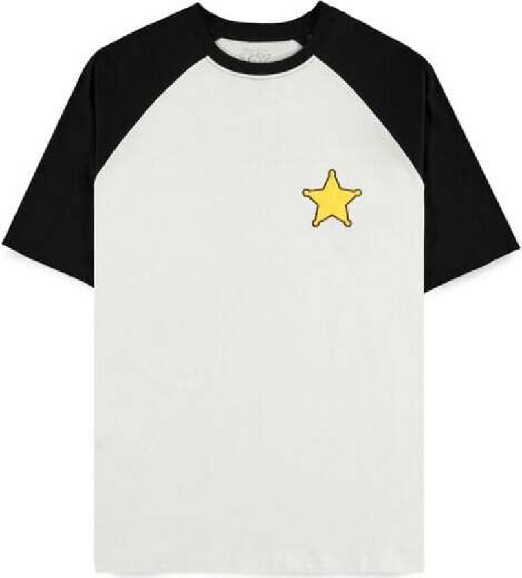 Disney T-skjorte - 5 - Woody - S til XXL - Herrer - hvit-svart