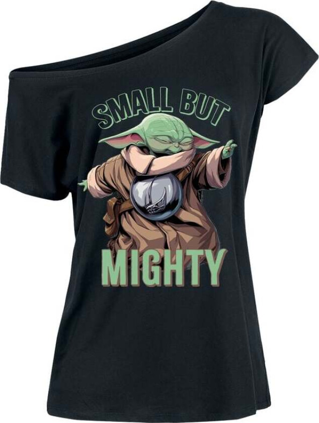 Disney T-skjorte - The Mandalorian - Grogu - Small But Mighty - Grogu - S til 5XL - Damer - svart