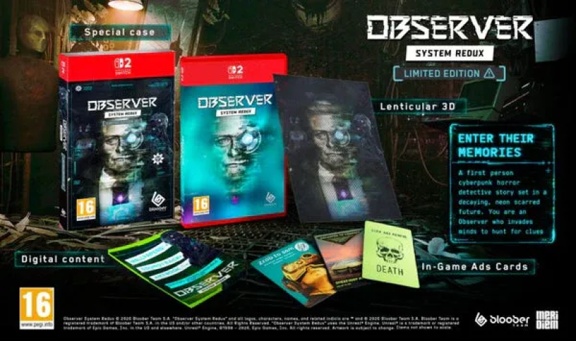 Observer System Redux (Limited Edition) - Nintendo Switch 2 - Horror