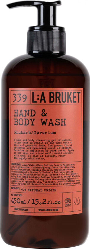 Hand & Body Wash Rhubarb 450 ml