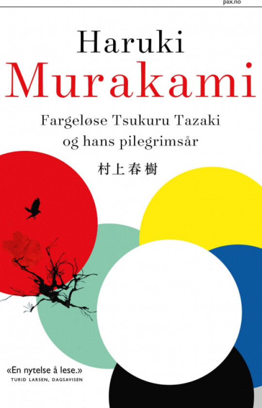 Fargeløse Tsukuru Tazaki og hans pilegrimsår av Haruki Murakami