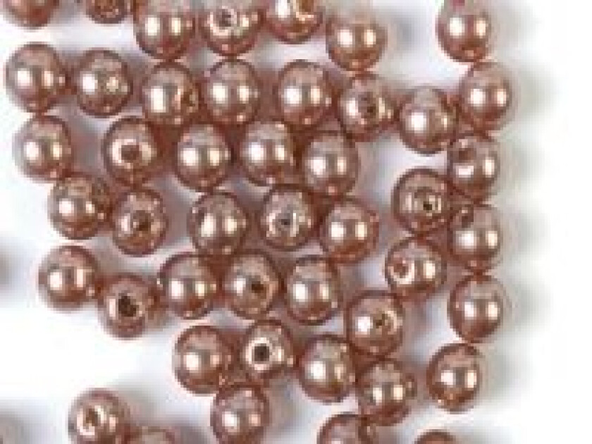 Voksperler 8mm 500g brun