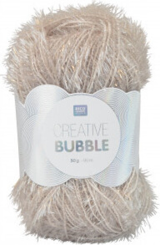 Creative Bubble Garn Unicolor 011 Sølvgrå