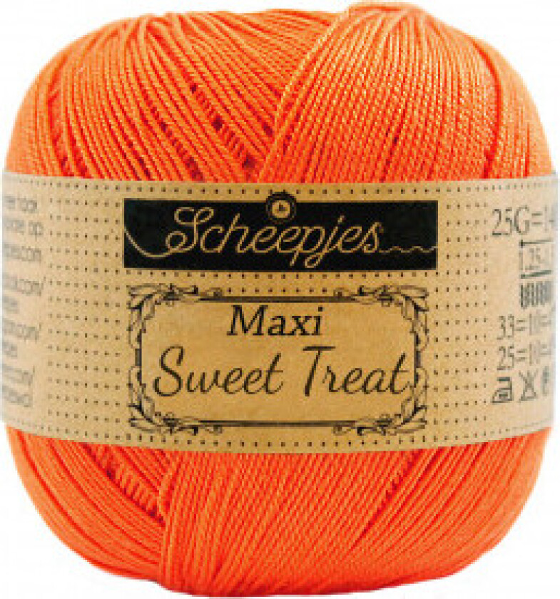 Maxi Sweet Treat Garn Unicolor 189 Royal Oransje