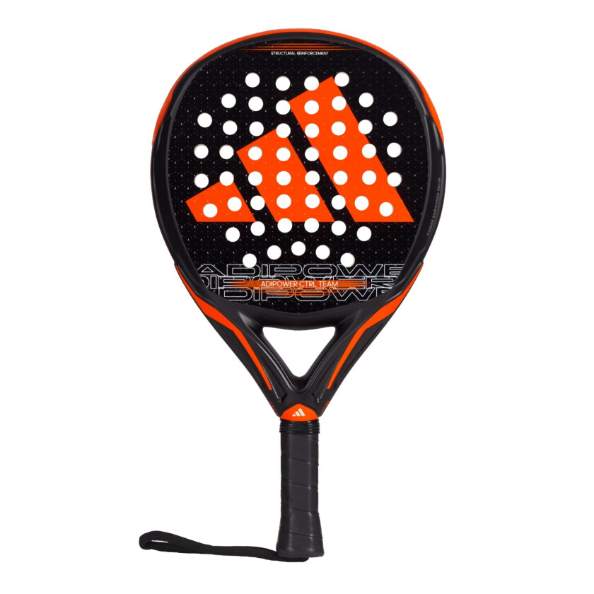 adidas Adipower Control Team 3.3, padelracket for viderekomne, unisex BLACK/ORANGE