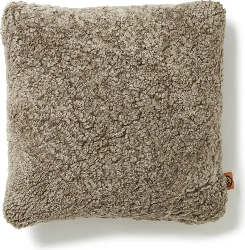 Curly putetrekk 45x45 cm Light Brown