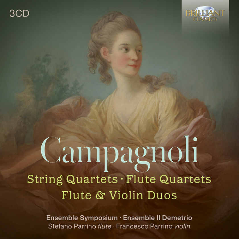 Ensemble Symposium, Il Demetrio, Stefano Parrino, Francesco Parrino, Bartolomeo Campagnoli Campagnoli: String Quartets, Flute Quartets, Flute & Violin Duos CD