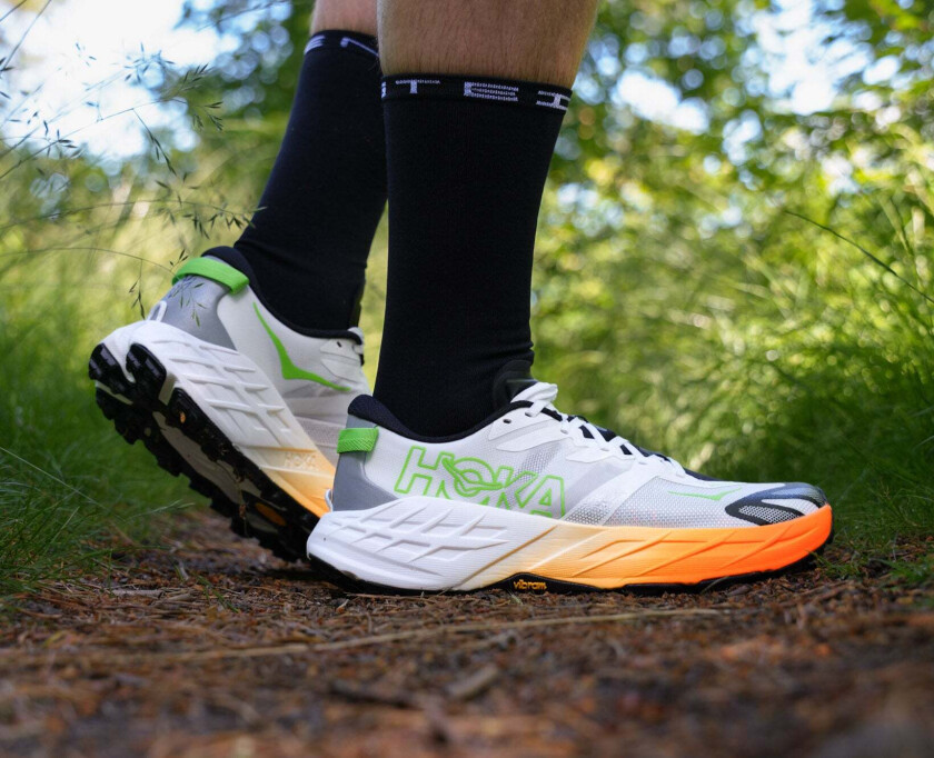 Speedgoat 7 Herre Frost/Neon Tangerine 46