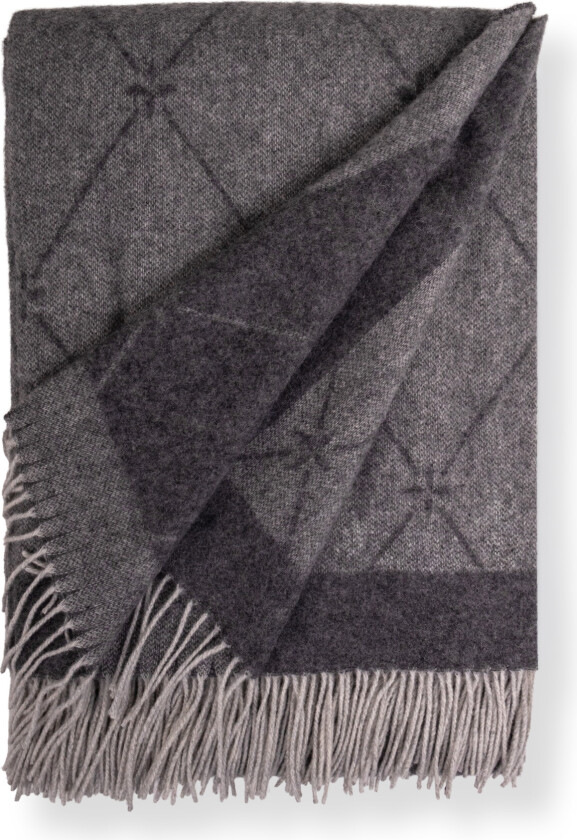 Cashmere ullpledd 130x200 cm - Toscana Perlagrigio grå pledd