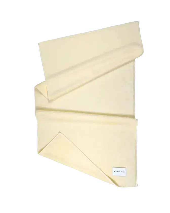 Solid Gjestehåndkle Butter Yellow 30x50 cm