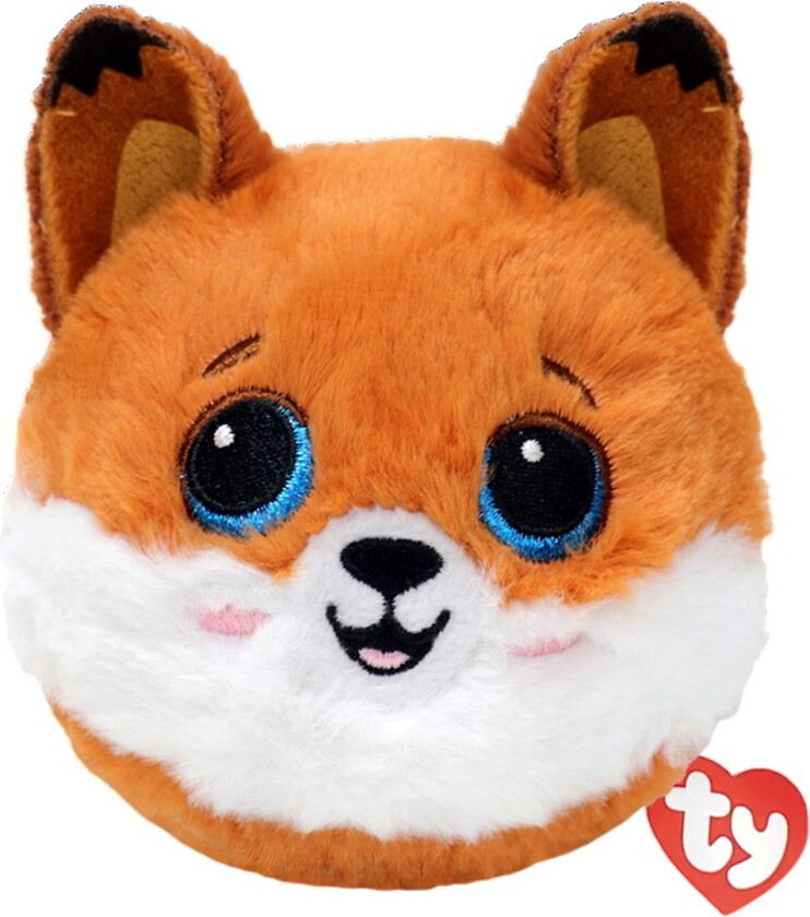 Kosedyr/Hoppeball - Beanie Babyer - Fox - 10 cm - Blaze - - OneSize - Kosedyr