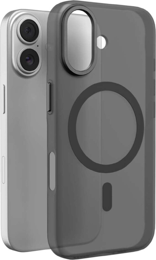 Lightfeel-etui til iPhone 17, kompatibelt med MagSafe – gjennomsiktig og svart